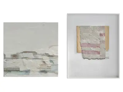 Abstract Painting Frame Set 12 3D model