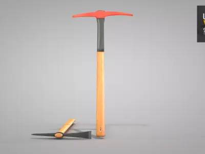 Construction Pickaxe  3D model