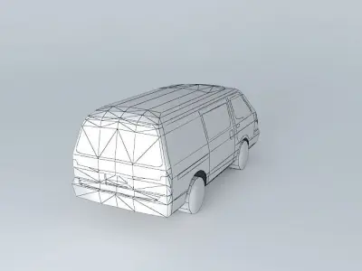 Toyota Hiace at Tokyo Free 3D model