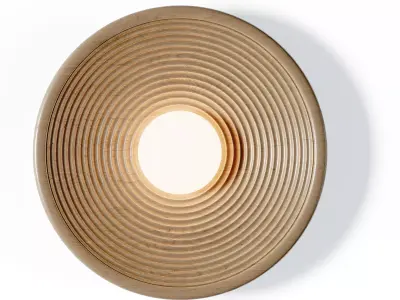 Circle Wall Lamp 3D model