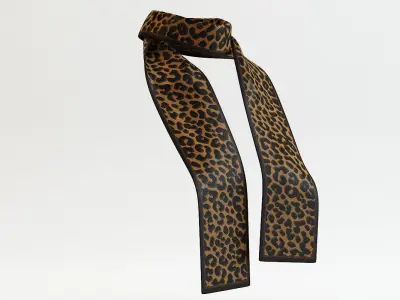 Bandeau Female Low-poly 3D model