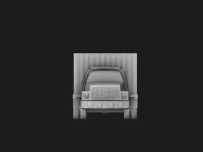 Box Truck Planter 3D print model