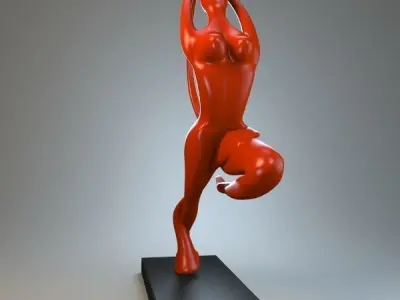 Statuette of the Virgin P 3D print model