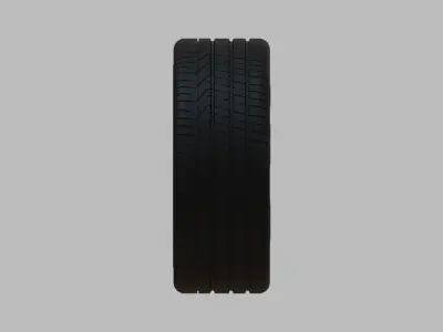 Miniature Enkei RSF5 Rim and Tire - 3D Print - No Textures 3D print model