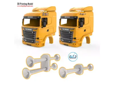 Truck Horn 3D print model