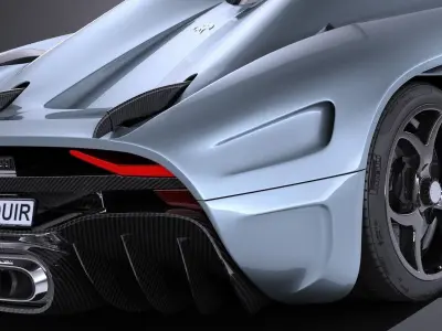 Koenigsegg Regera 2017 3D model