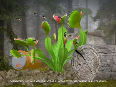 Carnivorous Plant Venus Flytrap 3D model
