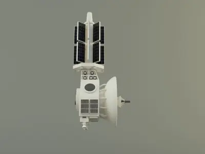 communication satellite 61 3D model