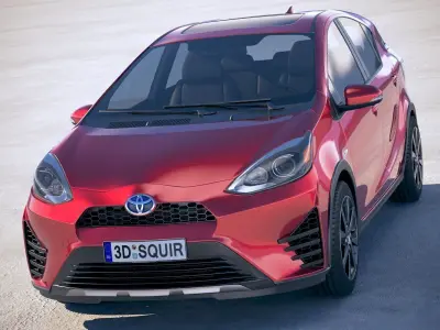 Toyota Prius C 2018  3D model