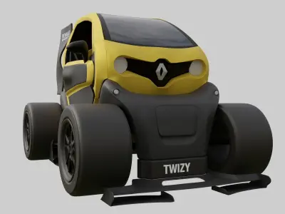 Renault Twizy F1 Low-poly 3D model