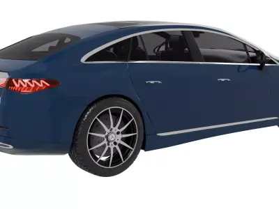 Mercedes Benz EQS 2021 3D model