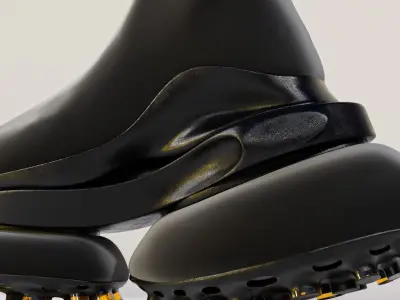 Sneakers Concept Safa Sahin Balmain 3D model