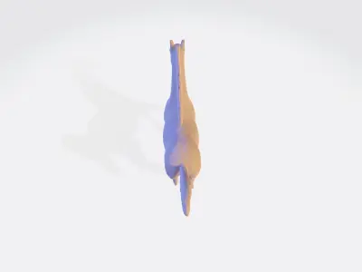 Arabian Horse Galloping Pose I Ready for 3d Print model 3D print model
