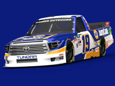 Nascar Truck Cws 2020 3D Model Pack