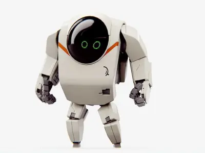 NEXT GEN BOT  Rigged for Unreal Engine - Unity - MIXAMO 3D model