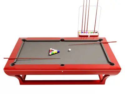 Billiard table RACE by Hermelin biliardi 3D model