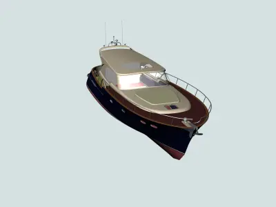 Motor Yacht 18mt 3D model