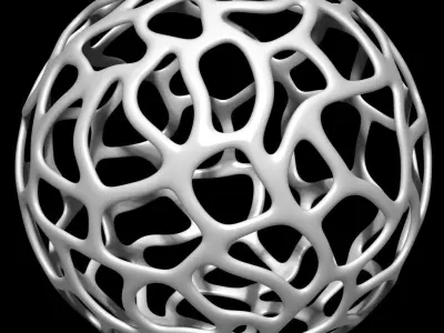 Sphere Voronoi 3D model
