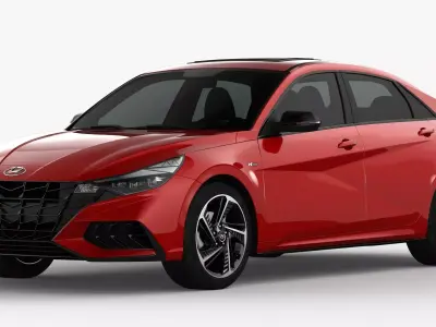 Hyundai Elantra N Line 2021 3D model