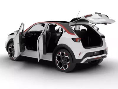 Opel Mokka 2021 HQ 3d model 3D model