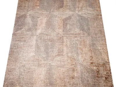 OSCILLO HAND-KNOTTED RUG Low-poly 3D model