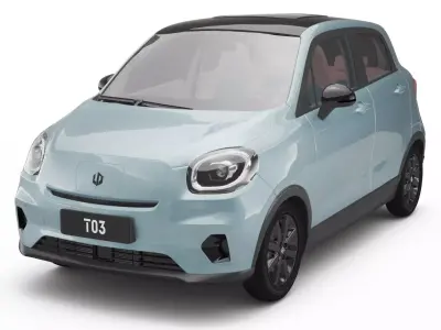 2024 Leapmotor T03 With Interior 3D model