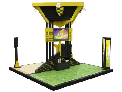 Booth Exhibition Stand a616b 3D model