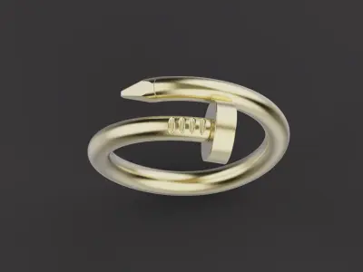 Nail Ring 61095 3D print model