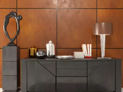 Decorative set Elite 3D model