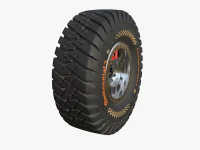 Tire Continental off road Extreme E 3D model