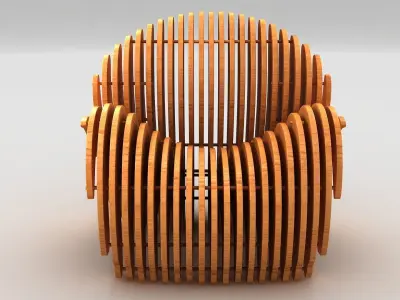 Parametric Chair  05 3D model