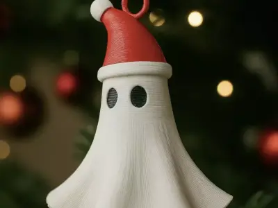 XMAS GHOST DECORATION  3D print model