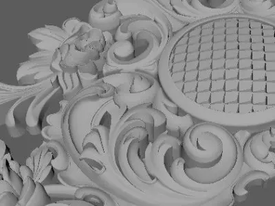 dekor ornate ornament 3D model purchase