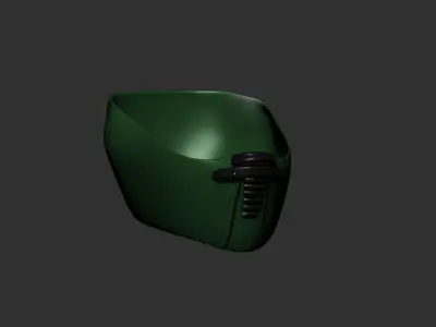 Gas mask helmet 3D model 3D model