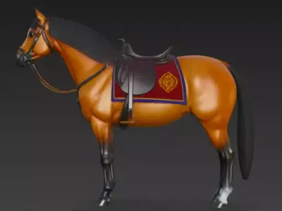 Horse 3d Model 3D model