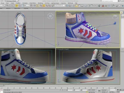 Sport shoes Mental ray 3D model