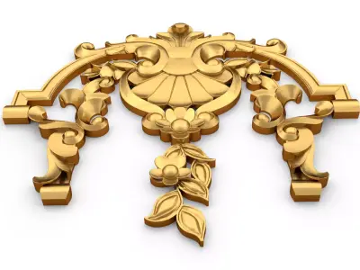 carved classic decorative ornament cnc 3d printing stl 33 3D print model