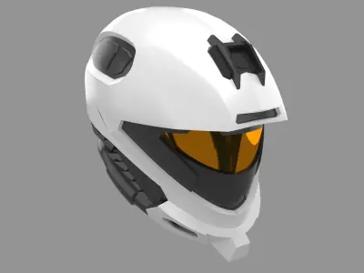 Helmet halo 3D model