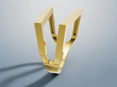 Women Ring 3D print model C 62 3D print model