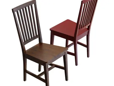Crate and Barrel Village Dining Chair 3D model