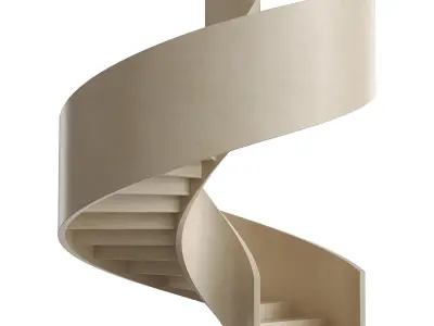 Spiral staircase 17 3D model