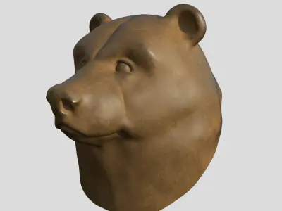 Bear Head 3D model
