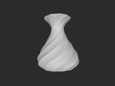 Vase model Low-poly 3D model