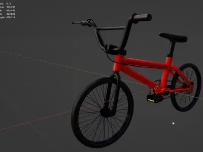 BMX Bike 3D model