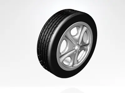 Car wheel 3D print model purchase