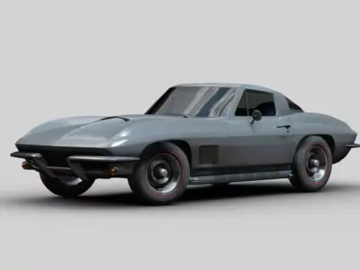 Cars Collection Package Low-poly 3D model