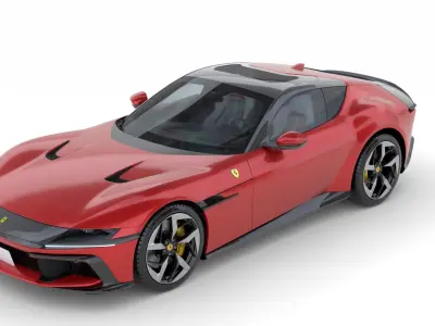 Ferrari 12 Cilindri 2024  3D model