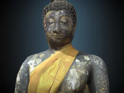 Buddha 34 3D print model