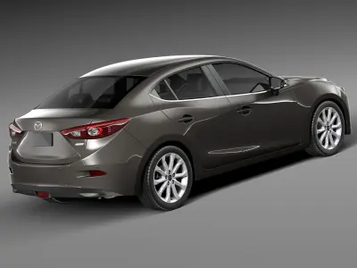 Mazda 3 Sedan 2014 3D model