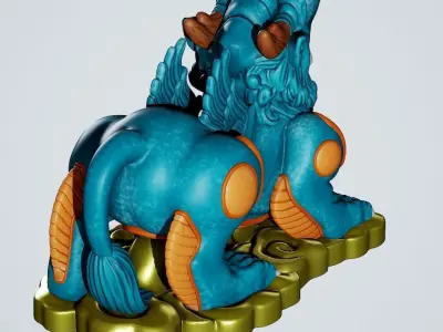 PIXIU STATUE 3D print model